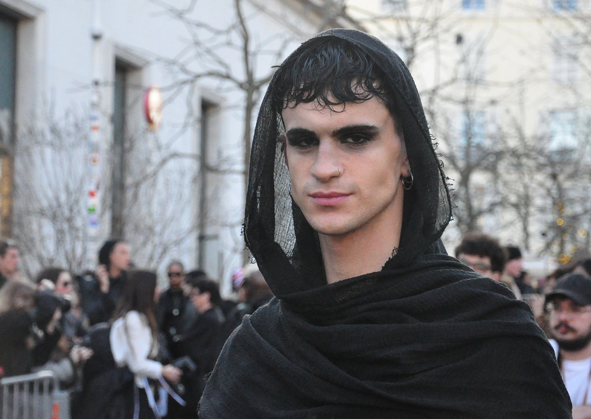 Rick Owens F/W'25 draaide allemaal om het gezicht